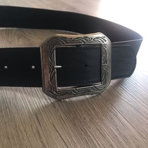 Black Simple Belt